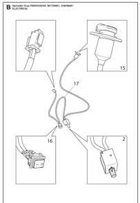 Part Location Diagram of 588437101 Husqvarna Connector