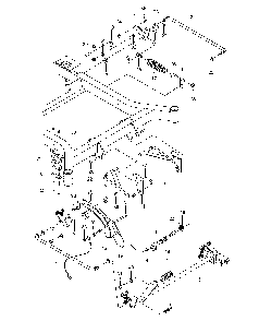 Mower lift/deck lift Diagram and Parts List for 967277501-01  Husqvarna Lawn Mower