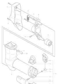Handle Bar Support / Avs / 355f / 355f Xt Diagram and Parts List for 355 2007-07 Husqvarna Brush Cutter
