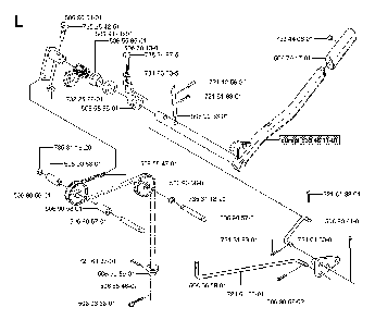 Controls Diagram and Parts List for RIDER13RSPECIAL (953533901)(2006-01) Husqvarna Lawn Tractor