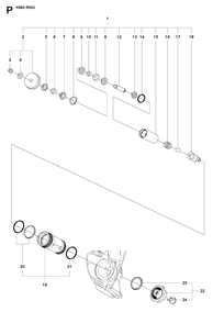 Part Location Diagram of 506382102 Husqvarna Cap