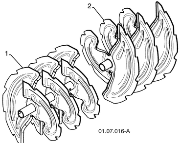 Auger Housing / Impeller Assembly-C 2 Diagram and Parts List for 15530SBLS (96193003801)(2009-06) Husqvarna Snow Blower