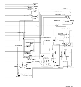 Wiring Diesel Vehicle, Multi-Piece (Part B) Diagram and Parts List for HUV4421DXP 2006-11 Husqvarna Lawn Tractor