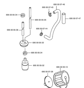 Part Location Diagram of 695000745 Husqvarna Clamp