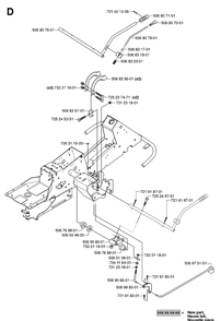 Controls 3 Diagram and Parts List for RIDER155AWD (965080001)(2006-01) Husqvarna Lawn Mower