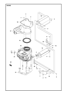 Part Location Diagram of 588983701 Husqvarna Bracket