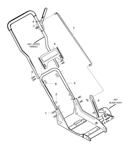 Part Location Diagram of 601002226 Murray Panel, Handle
