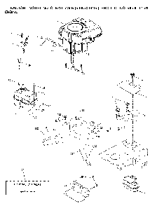 Engine Diagram and Parts List for CTH220TWIN (96061019100, 960610191)(2007-04) Husqvarna Lawn Tractor