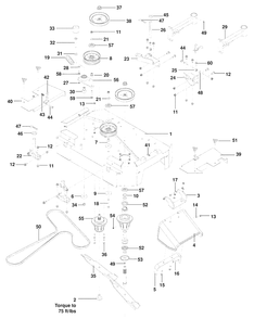 Part Location Diagram of 525757402 Husqvarna SUPPORT, FRONT Right Hand