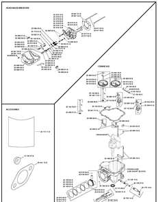 Kohl Engine 4 Diagram and Parts List for YTH20K46 (917289541)(2010-01) Husqvarna Lawn Mower