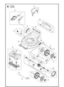 Part Location Diagram of 598684103 Husqvarna Wheel