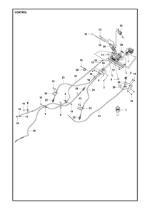 Part Location Diagram of 5069191-03 Husqvarna Brake Spring