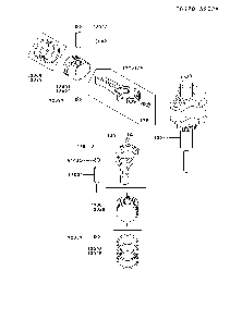 Piston/crankshaft Diagram and Parts List for YTH1542XP-96013000101  Husqvarna Lawn Tractor