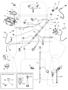 Part Location Diagram of 581583501 Husqvarna Harness Ign. Dash