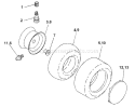Page L Diagram and Parts List for 200 GTH  954001122A -1994-07 Husqvarna Lawn Tractor