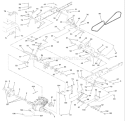 Page E Diagram and Parts List for 200 GTH  954001122A -1994-07 Husqvarna Lawn Tractor