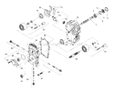 Page K Diagram and Parts List for 200 GTH  954001122VA -954001992 -1995-03 Husqvarna Lawn Tractor
