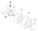 Page L Diagram and Parts List for 200 GTH  954001122VA -954001992 -1995-03 Husqvarna Lawn Tractor