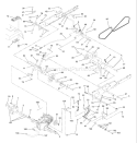Page E Diagram and Parts List for 200 GTH  954001122VA -954001992 -1995-03 Husqvarna Lawn Tractor
