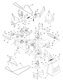 Page G Diagram and Parts List for 200 GTH  954001122VA -954001992 -1995-03 Husqvarna Lawn Tractor