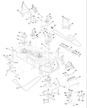 Page G Diagram and Parts List for 200 GTH  954140046B -1998-07 Husqvarna Lawn Tractor