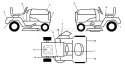 Page B Diagram and Parts List for 200 GTH  954140046C -1999-04 Husqvarna Lawn Tractor