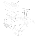 Page H Diagram and Parts List for 200 GTH  954140046C -1999-04 Husqvarna Lawn Tractor