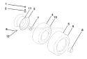 Page J Diagram and Parts List for 200 GTH  954140046D -1999-05 Husqvarna Lawn Tractor