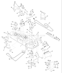 Page G Diagram and Parts List for 200 GTH  954140046D -1999-05 Husqvarna Lawn Tractor