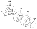 Page L Diagram and Parts List for 200 GTH  HN20VH50A -954000972 -1994-03 Husqvarna Lawn Tractor