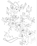 Page G Diagram and Parts List for 220 GTH  1997-12 Husqvarna Lawn Tractor