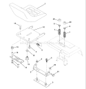 Page H Diagram and Parts List for 220 GTH  1997-12 Husqvarna Lawn Tractor