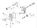 Page K Diagram and Parts List for 220 GTH  9540020022A -1995-05 Husqvarna Lawn Tractor