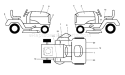 Page B Diagram and Parts List for 220 GTH  9540020022A -1995-05 Husqvarna Lawn Tractor