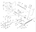 Page F Diagram and Parts List for 220 GTH  9540020022A -1995-05 Husqvarna Lawn Tractor