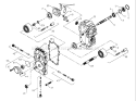 Page K Diagram and Parts List for 220 GTH  954140012B -1996-11 Husqvarna Lawn Tractor