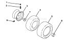 Page L Diagram and Parts List for 220 GTH  954140012B -1996-11 Husqvarna Lawn Tractor