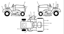 Page B Diagram and Parts List for 220 GTH  954140012B -1996-11 Husqvarna Lawn Tractor