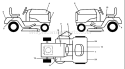 Page B Diagram and Parts List for 220 GTH  954140012C -1998-02 Husqvarna Lawn Tractor