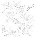 Page E Diagram and Parts List for 220 GTH  954140012C -1998-02 Husqvarna Lawn Tractor