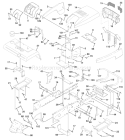 Page A Diagram and Parts List for 220 GTH  954140012F -1999-03 Husqvarna Lawn Tractor
