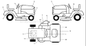 Part Location Diagram of 532166106 Husqvarna Decal, HP Engine