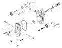 Page K Diagram and Parts List for 220 GTH  954830167A -1995-08 Husqvarna Lawn Tractor