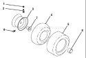 Page L Diagram and Parts List for 220 GTH  954830167A -1995-08 Husqvarna Lawn Tractor