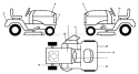 Page B Diagram and Parts List for 220 GTH  954830167A -1995-08 Husqvarna Lawn Tractor