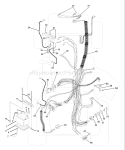 Page C Diagram and Parts List for 220 GTH  954830167A -1995-08 Husqvarna Lawn Tractor