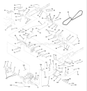 Page E Diagram and Parts List for 220 GTH  954830167A -1995-08 Husqvarna Lawn Tractor