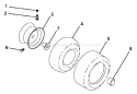 Page L Diagram and Parts List for 220 GTH  954830167B -1996-05 Husqvarna Lawn Tractor