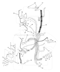 Page C Diagram and Parts List for 220 GTH  954830167B -1996-05 Husqvarna Lawn Tractor