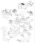 Part Location Diagram of 532183910 Husqvarna Dash, Plastic